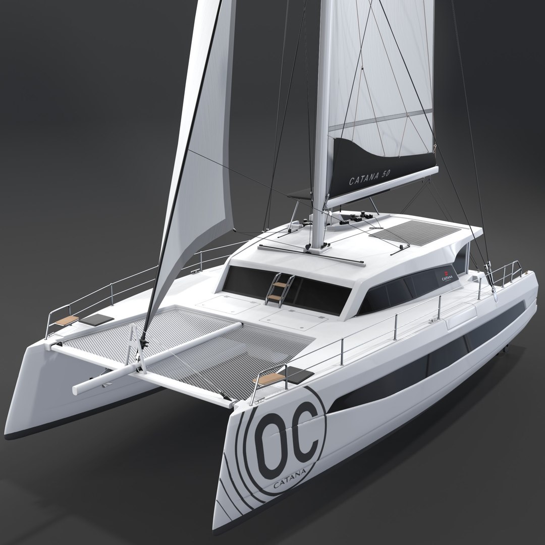 Catana Ocean Class 50 3D Catamaran 3D - TurboSquid 2138249