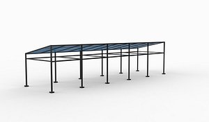 parking frame 3D model 3D model