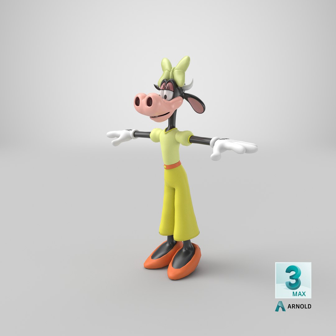 clarabelle cow 3D model https://p.turbosquid.com/ts-thumb/l6/JbWyVB/O6crPLk3/stemcell_max_arnold_render/png/1589973679/1920x1080/fit_q87/00f5959815f625da71cf5504bffc6d07d3b31a3c/stemcell_max_arnold_render.jpg
