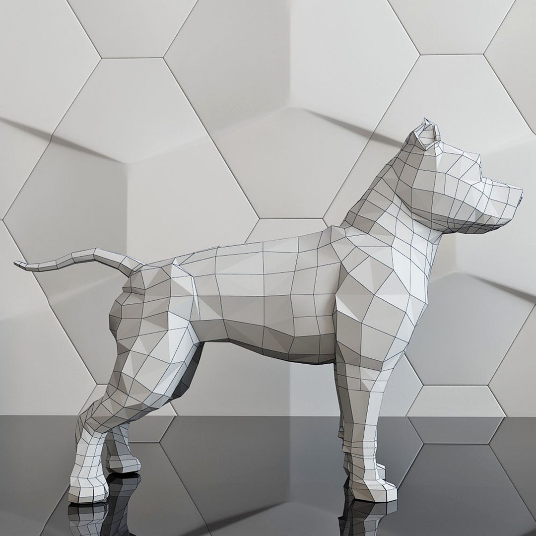 Figure Pit Bull 3D Model - TurboSquid 1333973