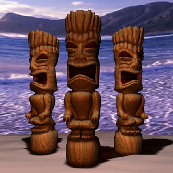 modelo 3d Tiki estatua.3DS - TurboSquid 272230