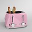 Smeg Toaster Pink TSF03PKEU