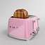 Smeg Toaster Pink TSF03PKEU