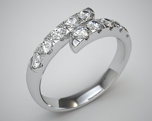 Pave Contrarier Ring