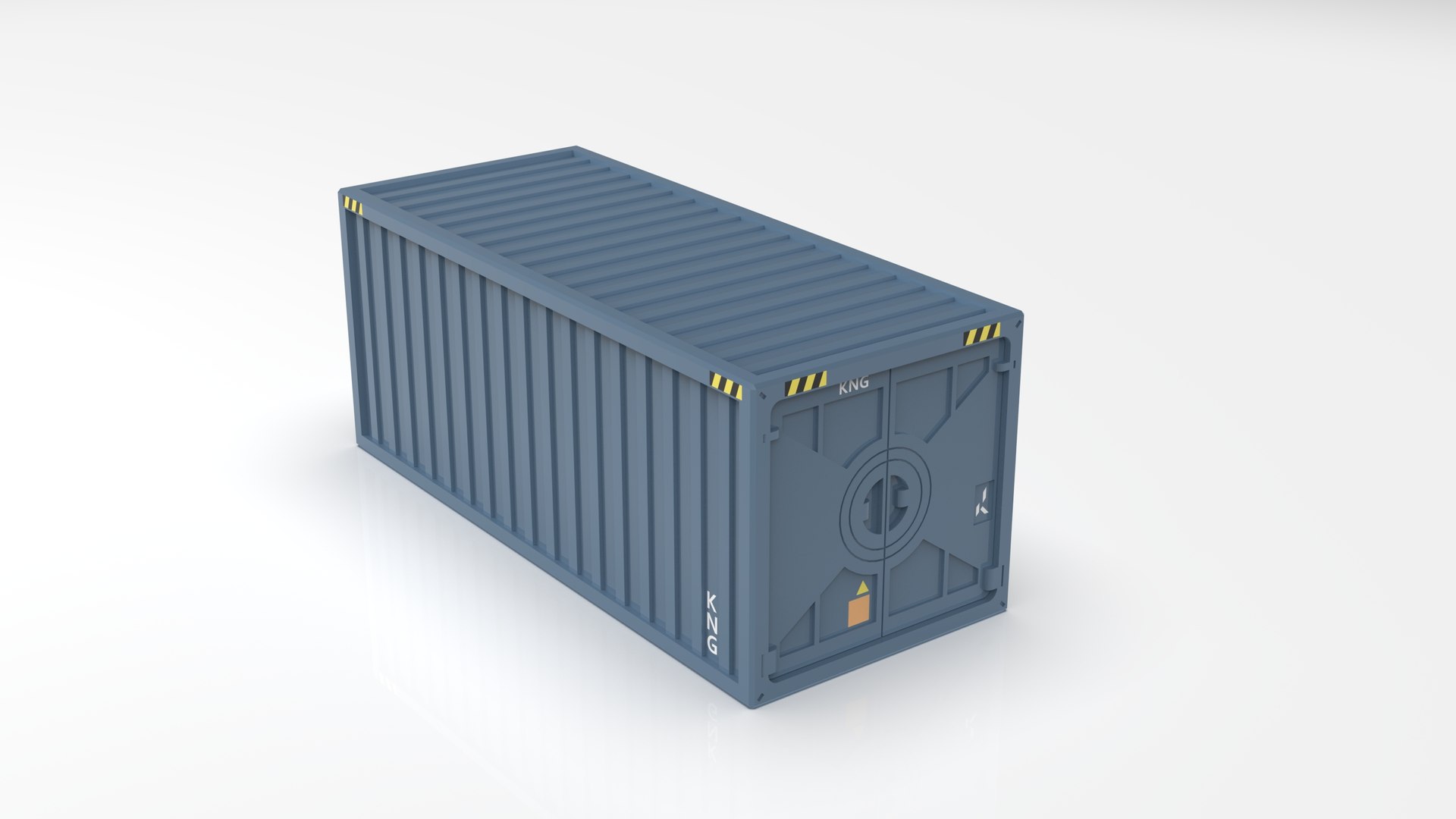 modelo 3d Scale Maritime Container Assembly - TurboSquid 2061113