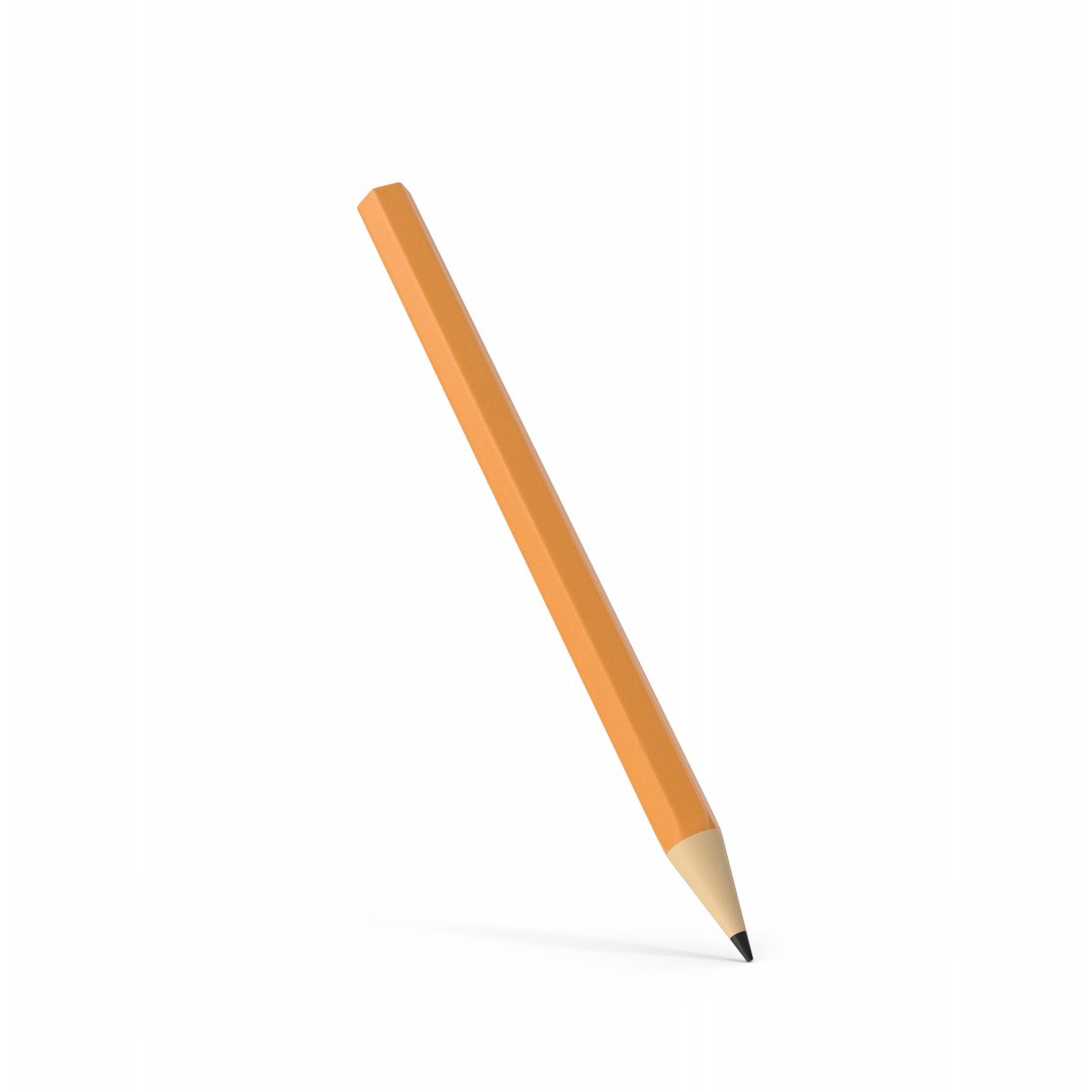 Pencil 3D model https://p.turbosquid.com/ts-thumb/l6/REJuny/wS/pencil.i11.2k/png/1664213357/1920x1080/fit_q87/08c130cb728dccd553d98c55c39d25634d5a61ff/pencil.i11.2k.jpg