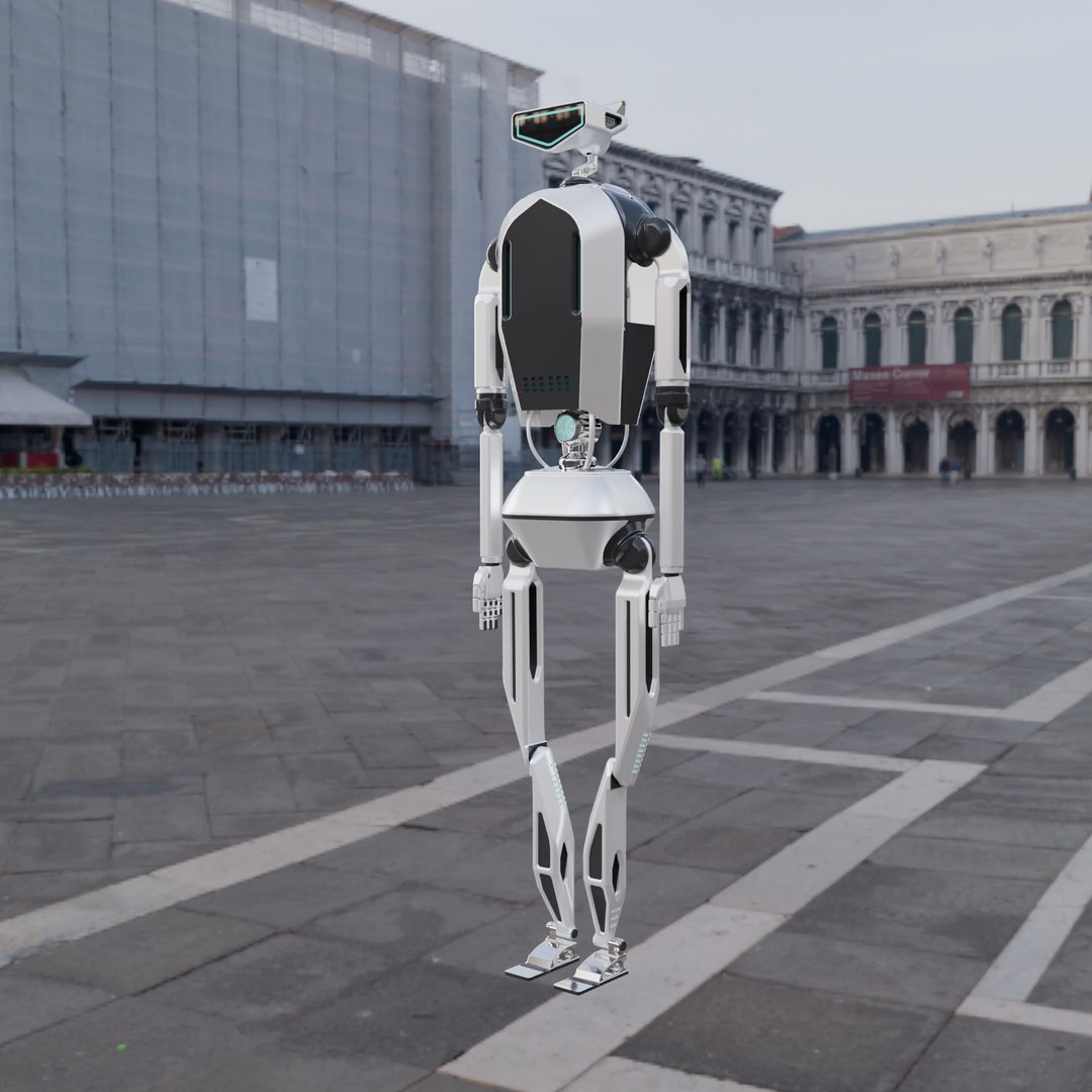 Robot Biped 3D - TurboSquid 2229063