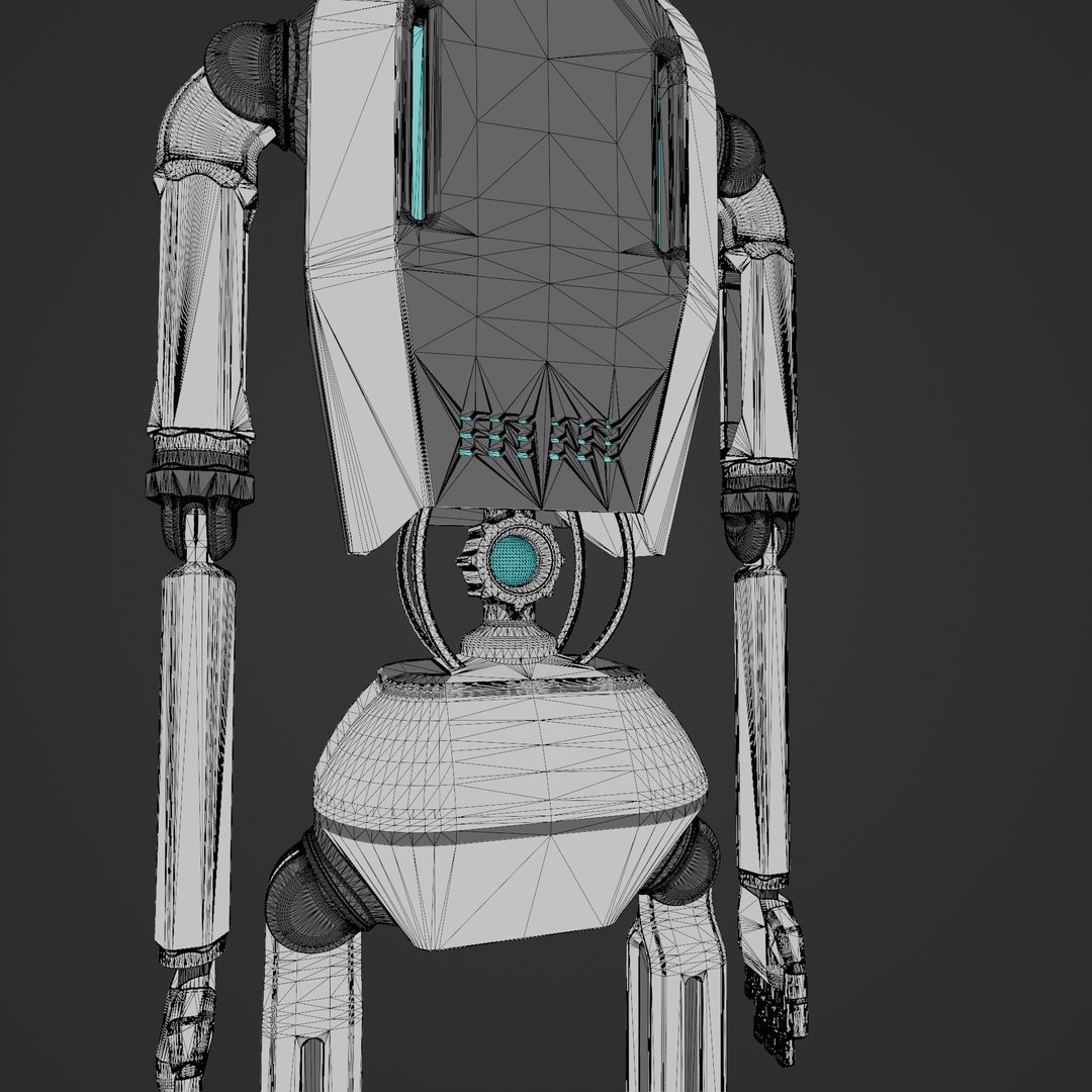 Robot Biped 3D - TurboSquid 2229063