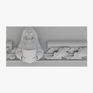 3D model Gothic Ornament 075