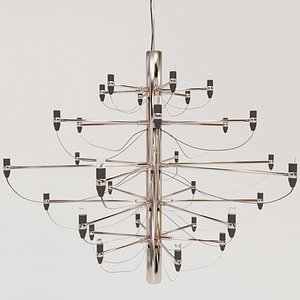 3D lamp gino chandelier model