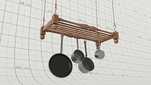 Hanging Pots and Pans Rack