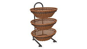 3D Bread Display Stand model