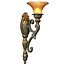 Copper tall classic Wall Light Sconce with Murano glass 3D model 3D