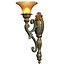 Copper tall classic Wall Light Sconce with Murano glass 3D model 3D