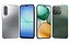 Honor X7c Forest Green And Samsung Galaxy A17 Gray 3D model