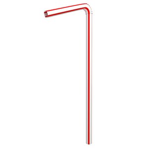 Bendy Plastic Drinking Straw Striped