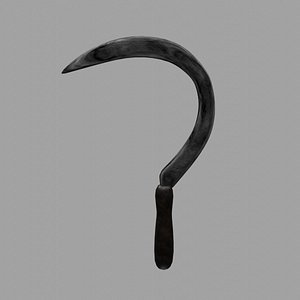 3D Sickle PBR model