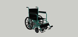 3D model wheelchair