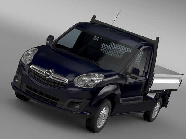 opel combo tipper 2015 3d model