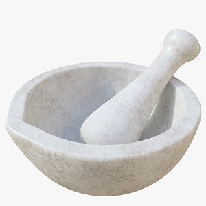 mortar pestle 3d model