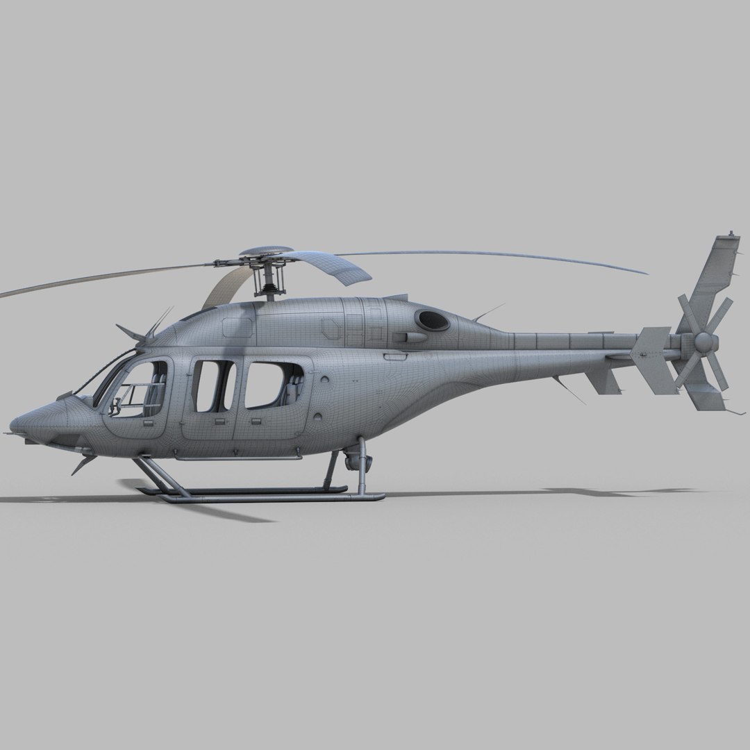 Bell 429 Ems 3d Model