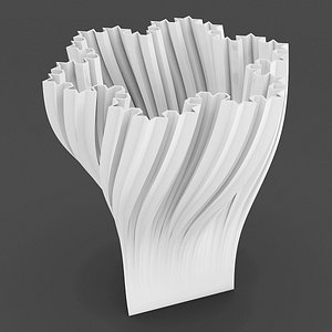 geometric vase 3d model