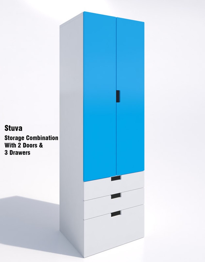 3d Ikea Stuva Cabinets