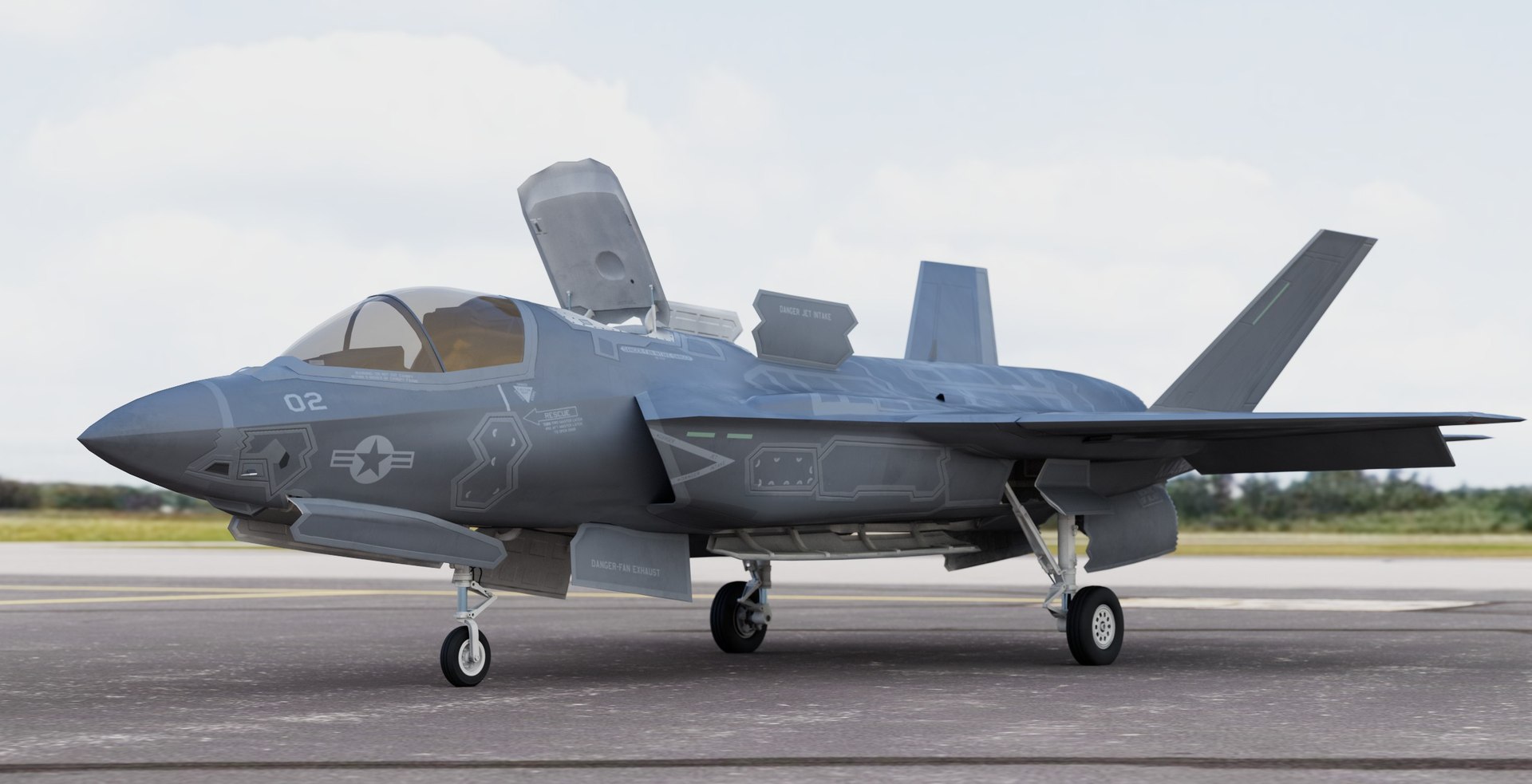 3D model Lockheed Martin F-35B Lightning II Marines STOVL https://p.turbosquid.com/ts-thumb/l7/1ETkb6/Ic/f35b_05/jpeg/1760127568/1920x1080/fit_q87/41707c0131e752d049ac1cd4b885759d0bdc977a/f35b_05.jpg