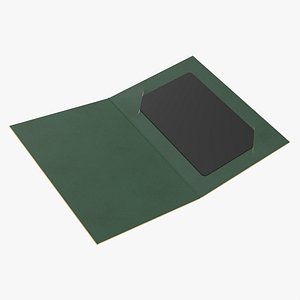 Gift card with cover mockup