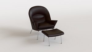 3D Oculus Chair and Ottoman