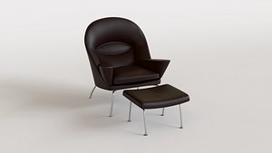 Oculus Chair and Ottoman