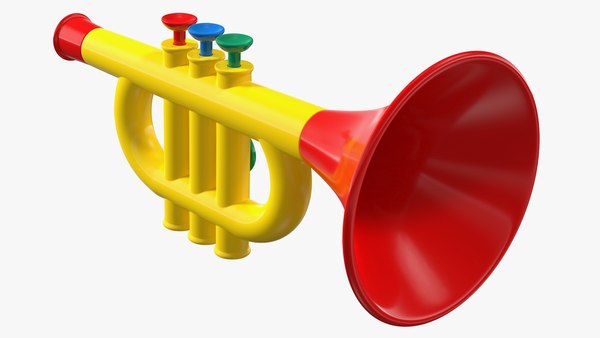 modèle 3D de Corne de trompette jouet pour enfants - TurboSquid