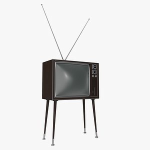 Retro TV 4 3D Model