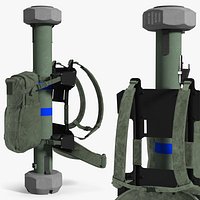 Spike MR-LR Missile Launcher Container Green Game Ready