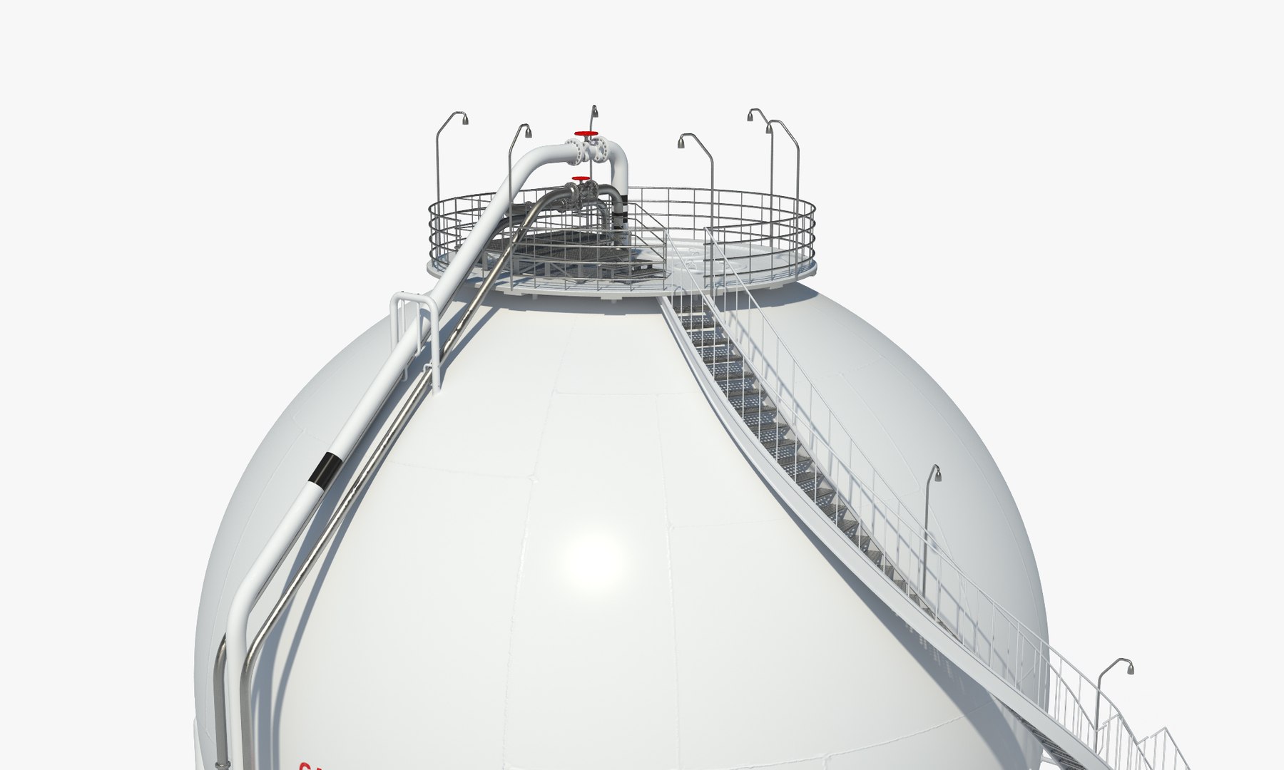 oil storage 3d model