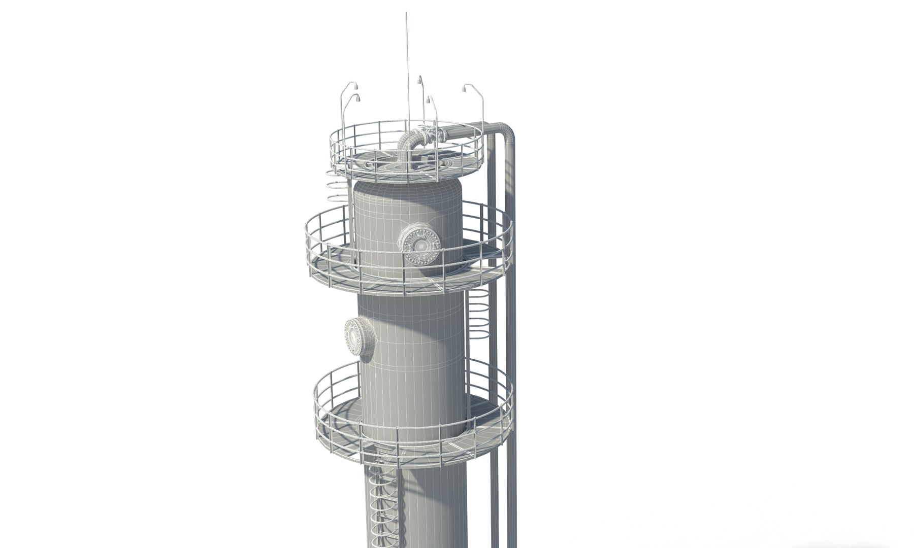 oil storage 3d model