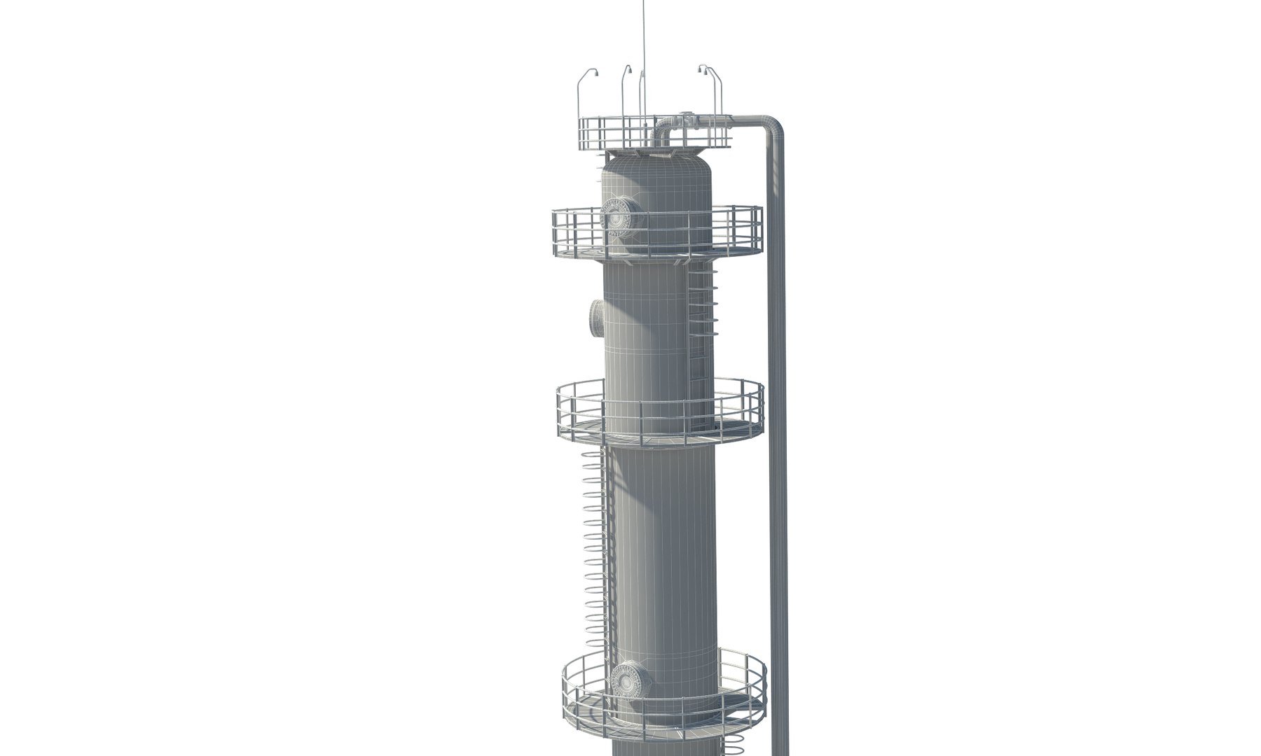 oil storage 3d model