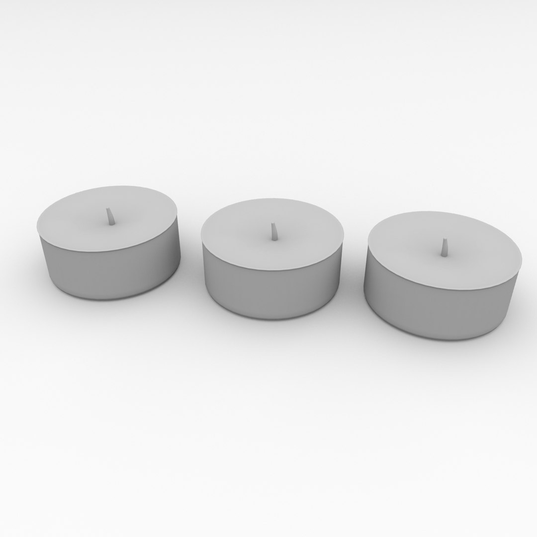 aromatherapy candle 3d model