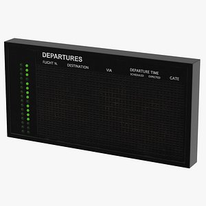 Old Flight Information Board 02