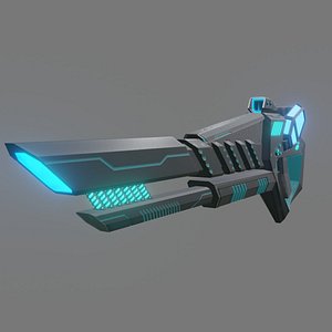 SciFi-Rifle 3D model