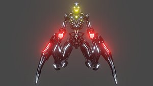 ultron sentry Low-poly 3D model