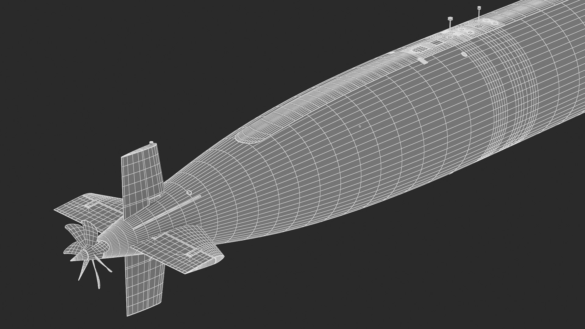 Uss permit ssn-594 3D model - TurboSquid 1663949