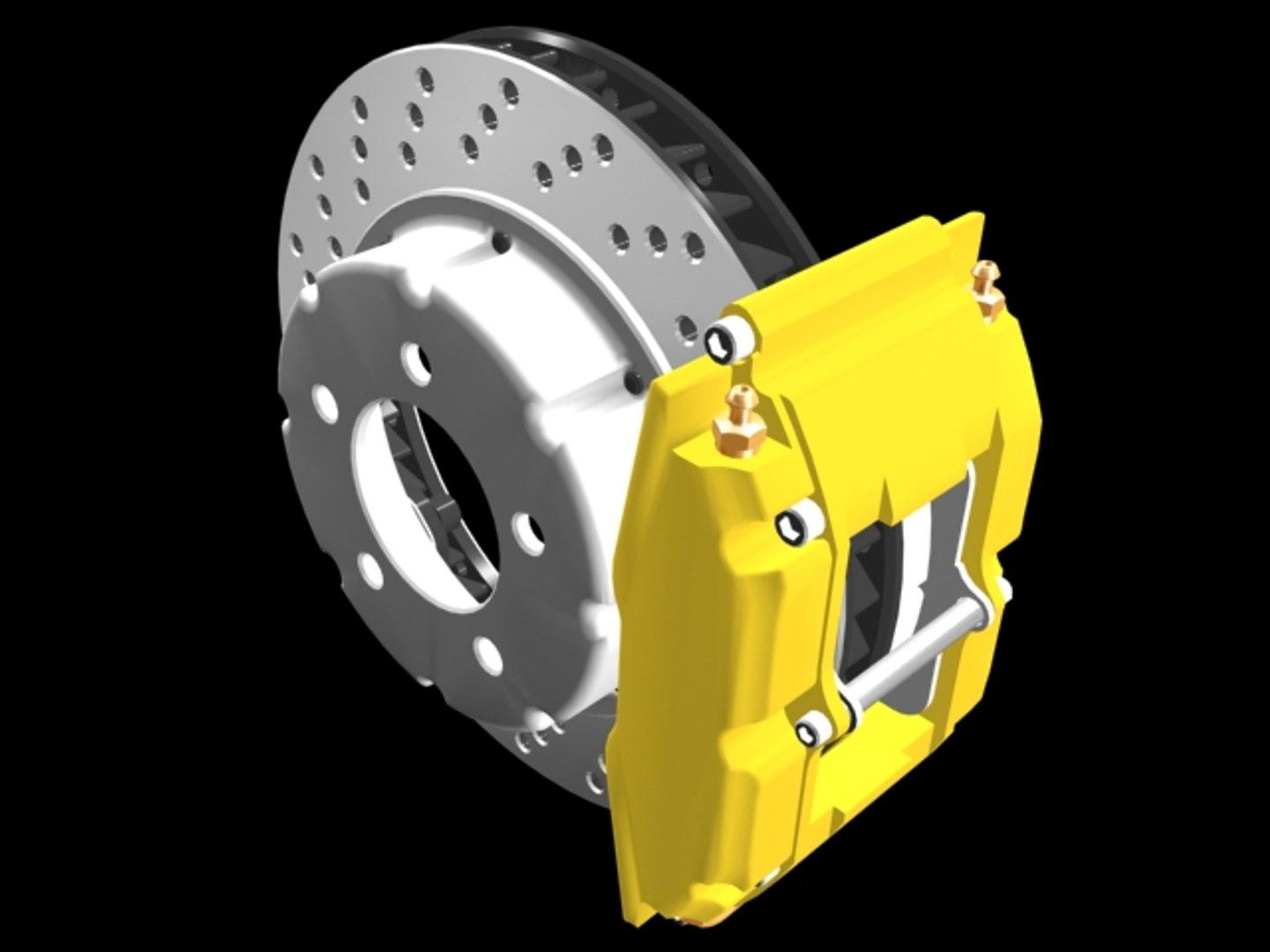 3ds disc brake rotor caliper