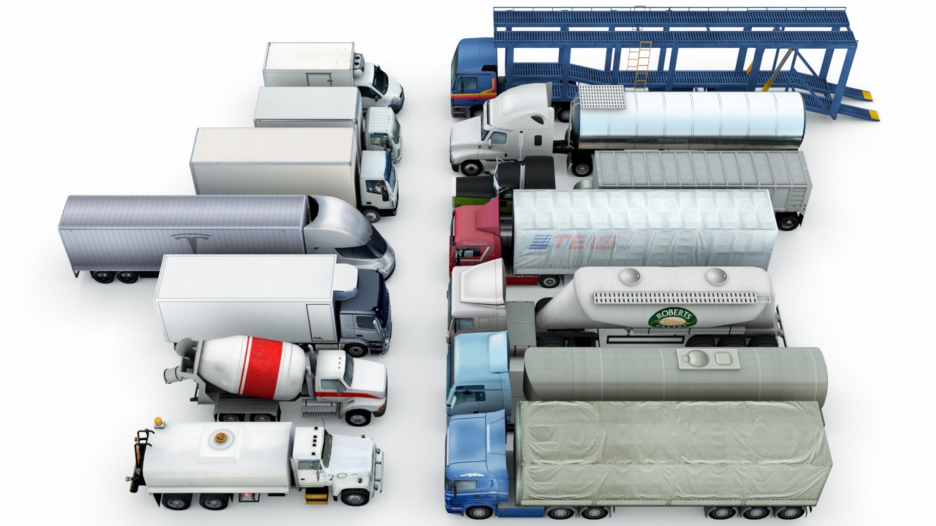 14 trucks vol1 3D model - TurboSquid 1470852