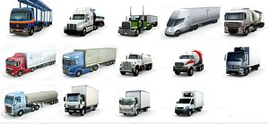 14 trucks vol1 3D model