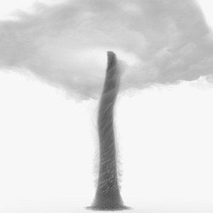 Tornado Funnel with Storm Cloud VDB Animated for Blender