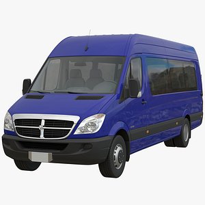 3D Dodge Sprinter 3500 Minibus L4H2 model