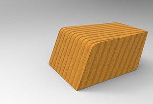 Rosy Pouf 3D model