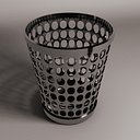 3d garbage bin model