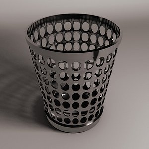 3d garbage bin model